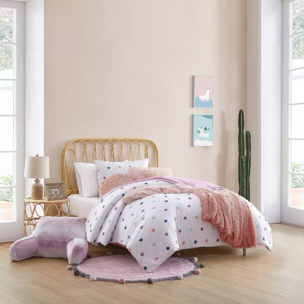 *NEW* Koolaburra by UGG Hannah Kids Twin Comforter Set with Sham (2 pieces)